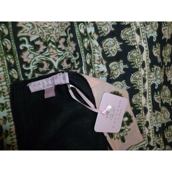 Calypso St. Barth NWT Sidra Dress Black Sleeveless Extra Small XS - Picture 5 of 5